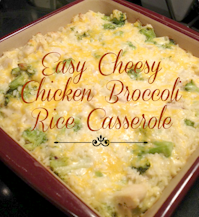 Easy Cheesy Chicken Broccoli Rice Casserole